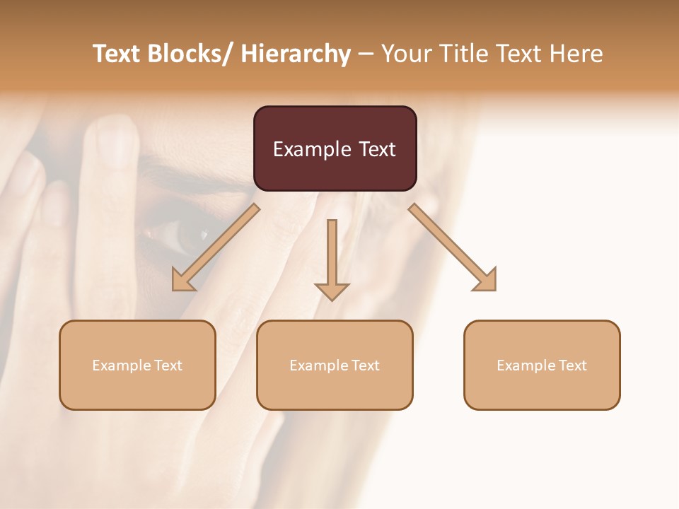One Looking Through PowerPoint Template