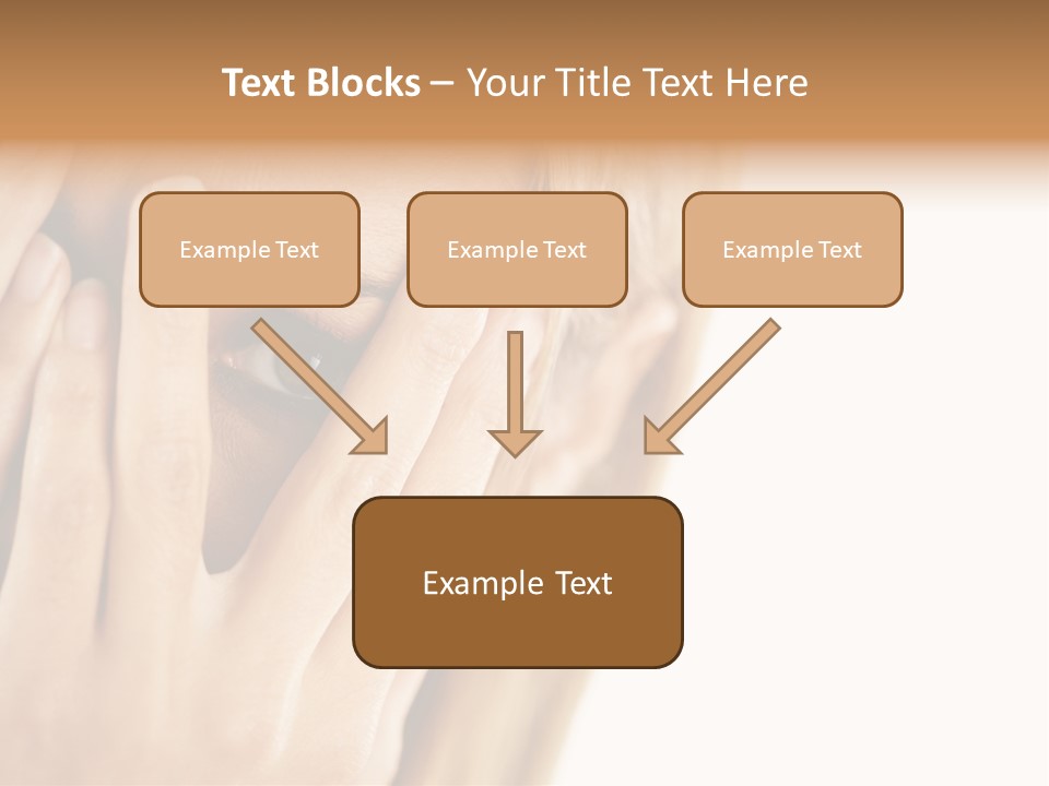 One Looking Through PowerPoint Template