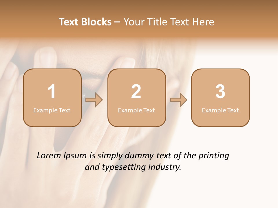 One Looking Through PowerPoint Template