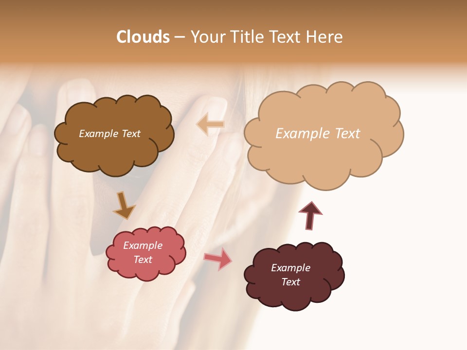 One Looking Through PowerPoint Template