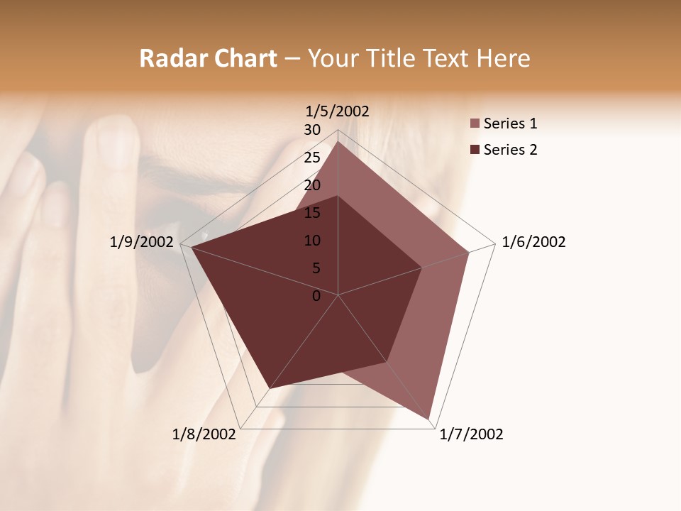 One Looking Through PowerPoint Template