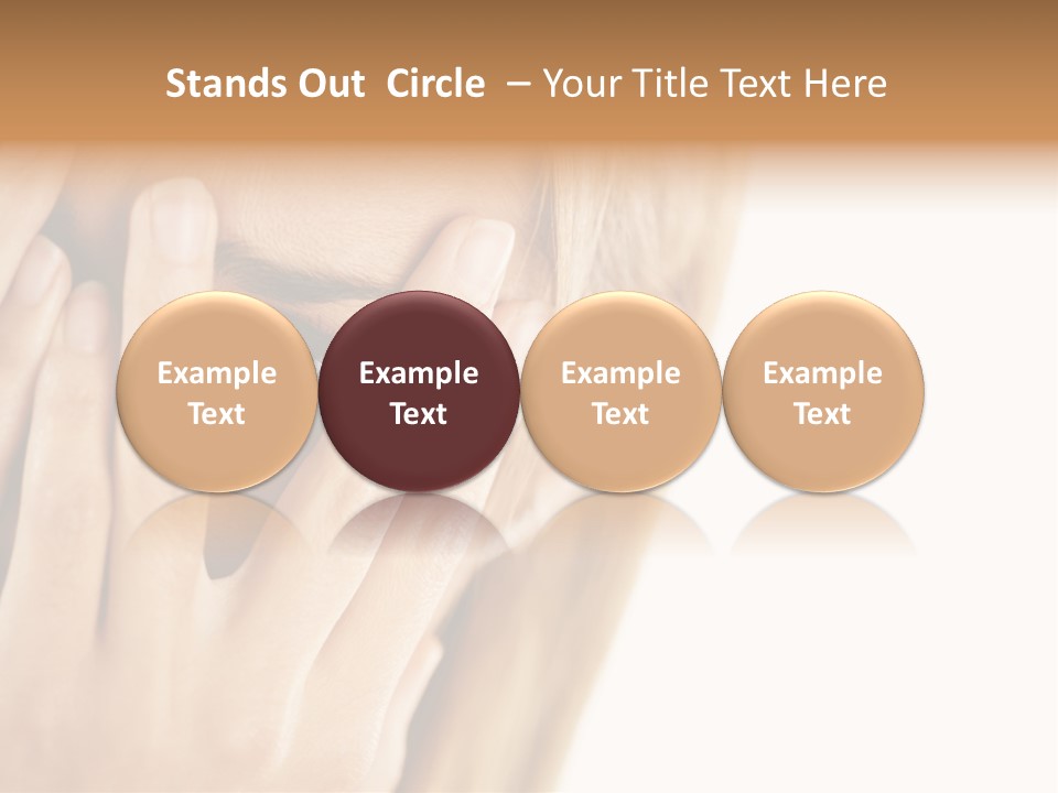 One Looking Through PowerPoint Template