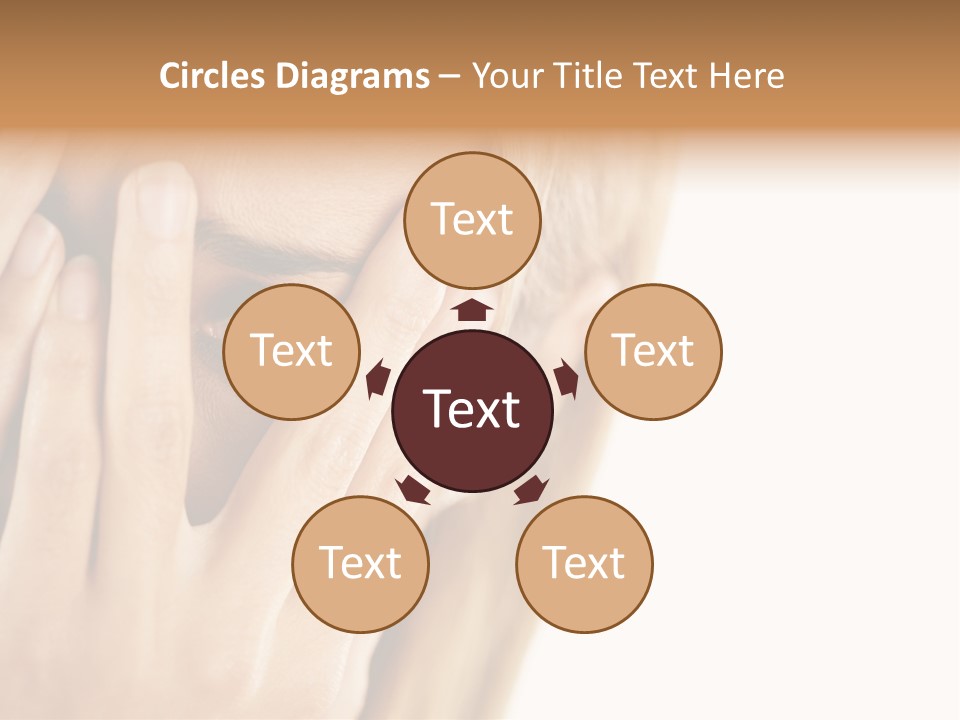 One Looking Through PowerPoint Template