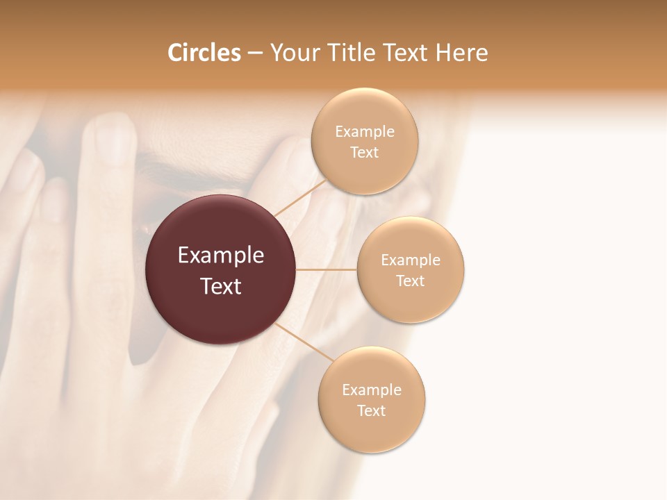 One Looking Through PowerPoint Template