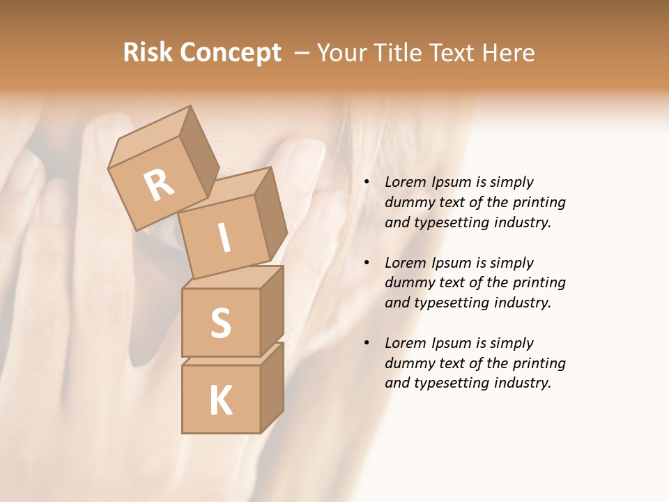 One Looking Through PowerPoint Template