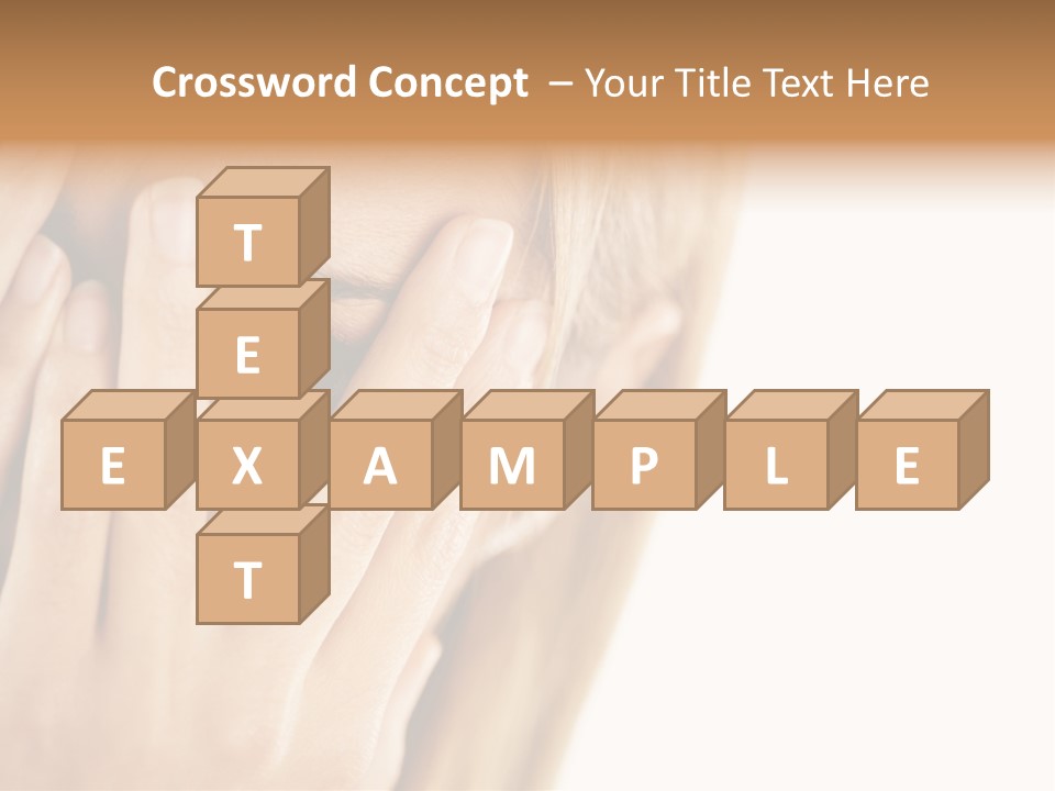 One Looking Through PowerPoint Template