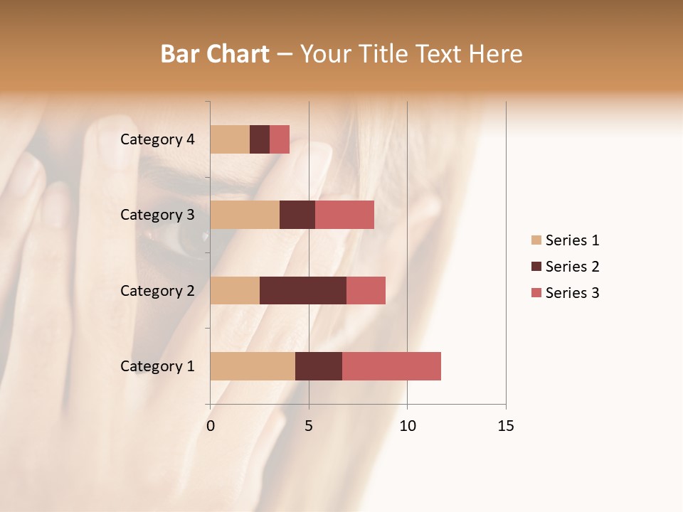 One Looking Through PowerPoint Template