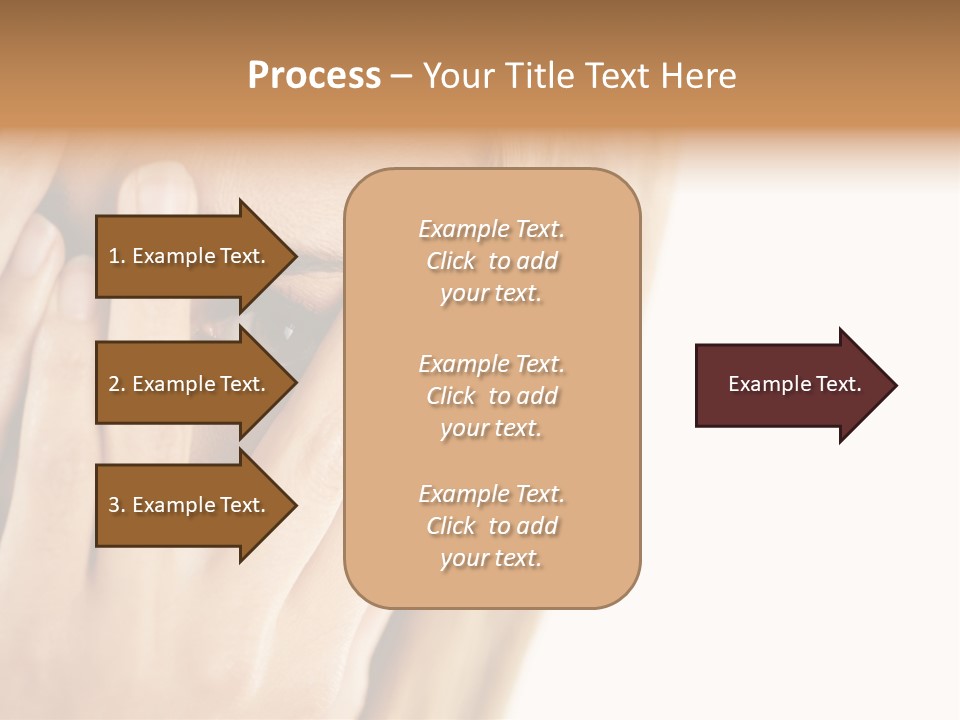 One Looking Through PowerPoint Template