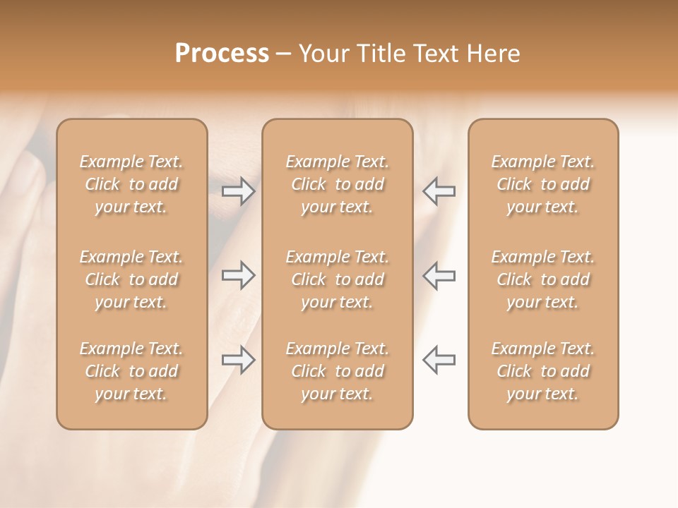 One Looking Through PowerPoint Template