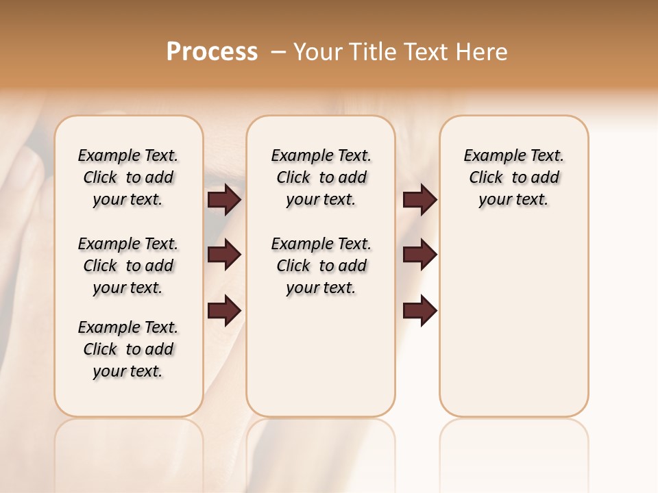 One Looking Through PowerPoint Template