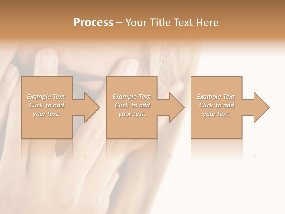 One Looking Through PowerPoint Template
