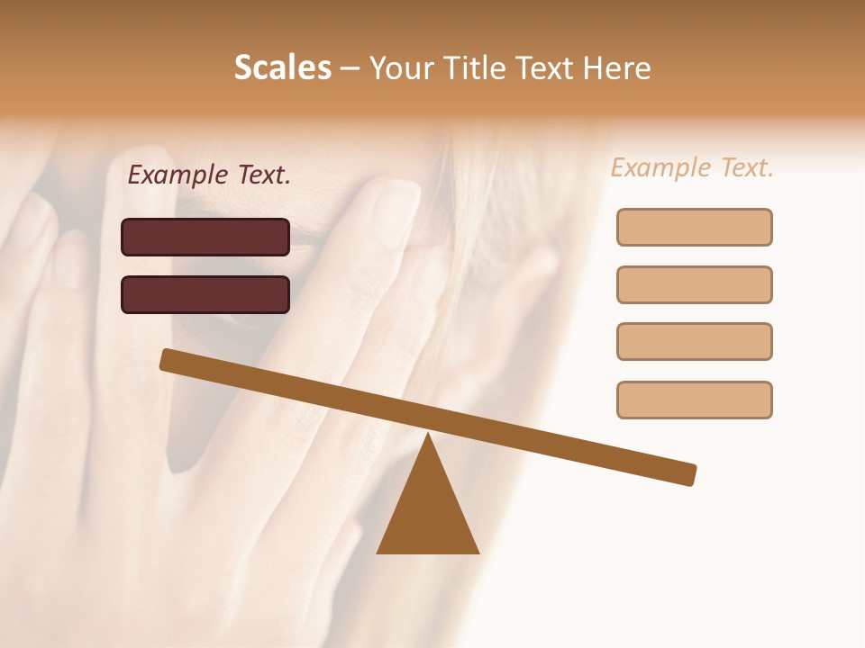 One Looking Through PowerPoint Template