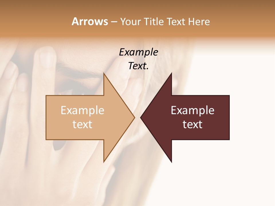 One Looking Through PowerPoint Template