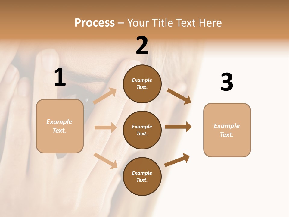 One Looking Through PowerPoint Template