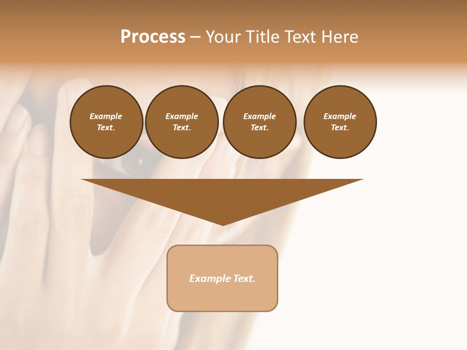 One Looking Through PowerPoint Template