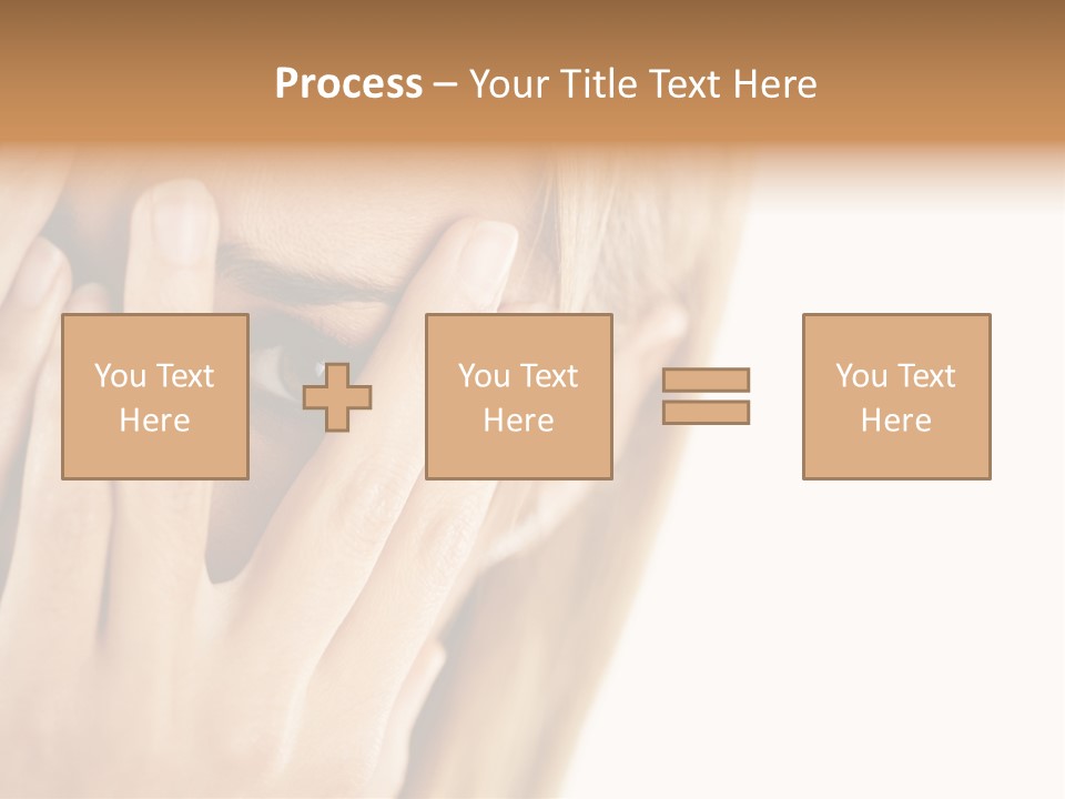 One Looking Through PowerPoint Template