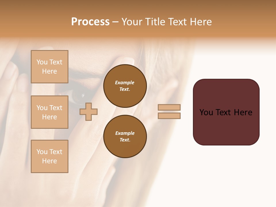 One Looking Through PowerPoint Template