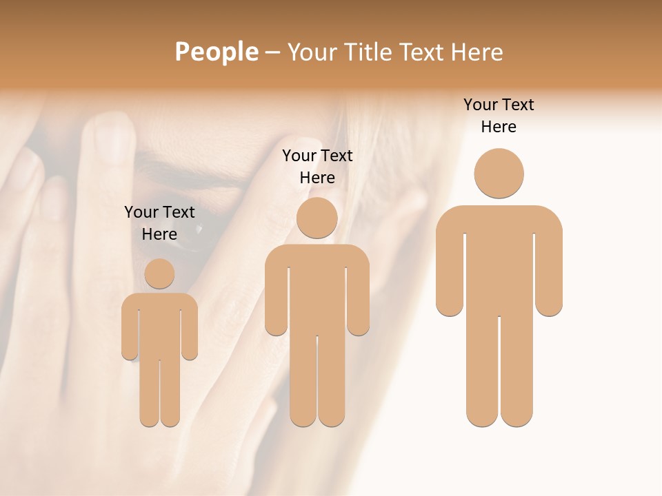 One Looking Through PowerPoint Template