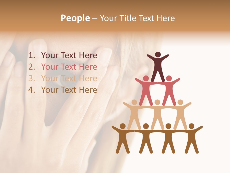 One Looking Through PowerPoint Template