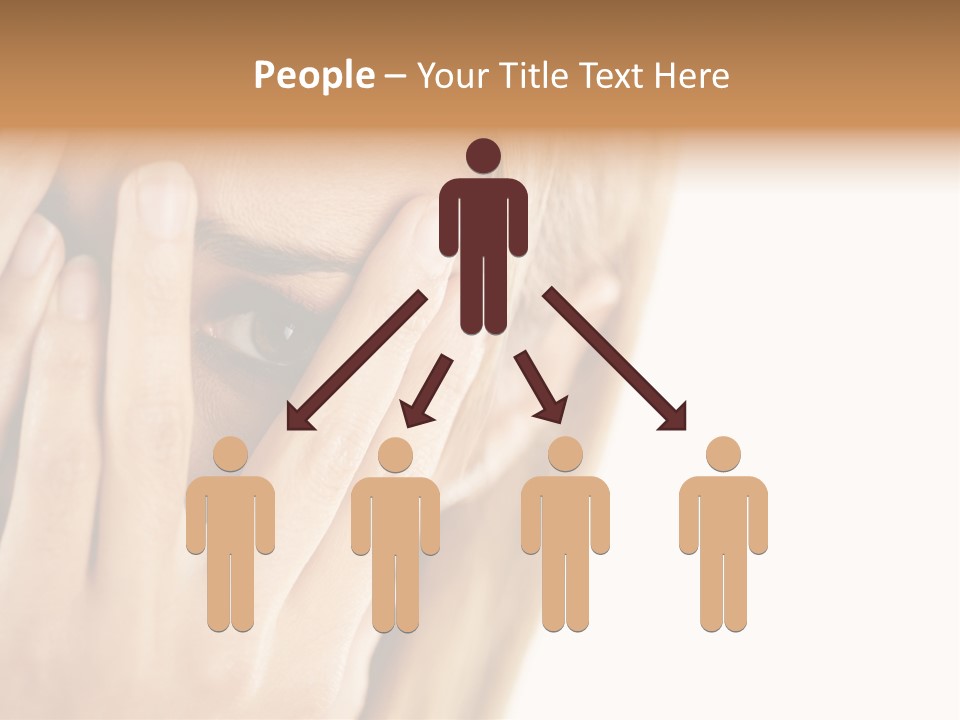 One Looking Through PowerPoint Template