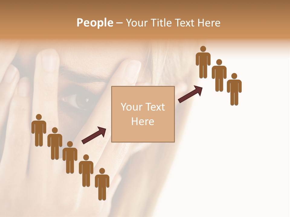 One Looking Through PowerPoint Template