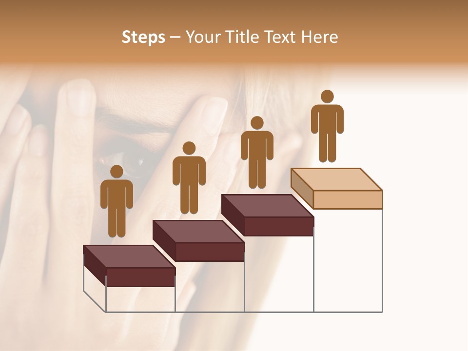 One Looking Through PowerPoint Template