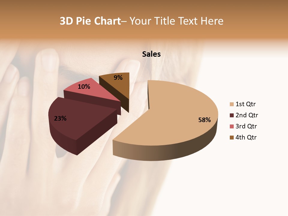 One Looking Through PowerPoint Template