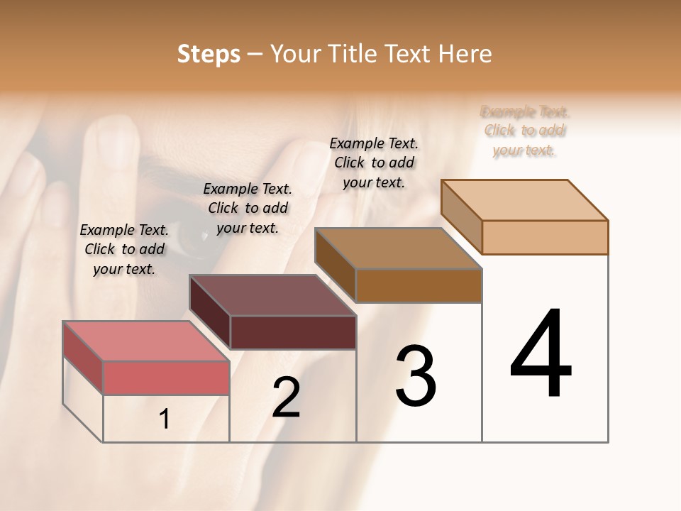 One Looking Through PowerPoint Template