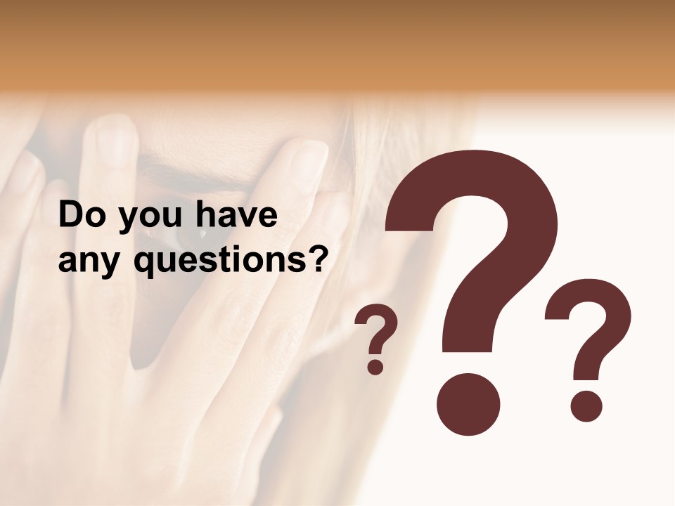 One Looking Through PowerPoint Template