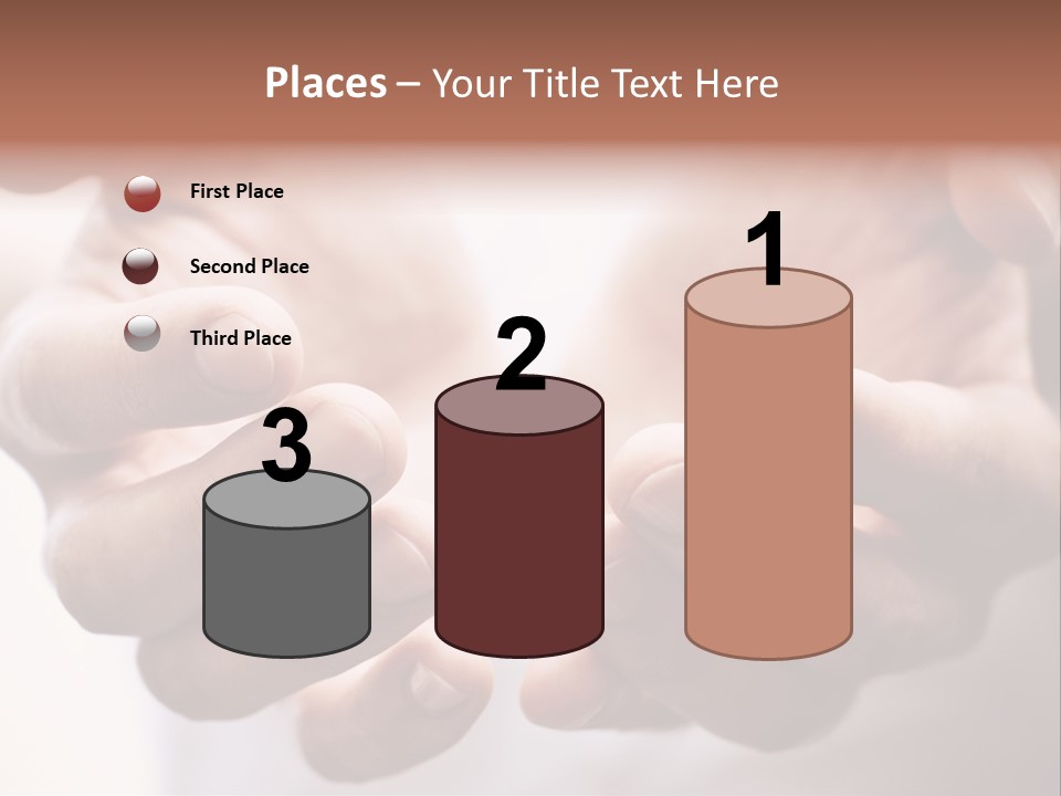 People Begging Closeup PowerPoint Template