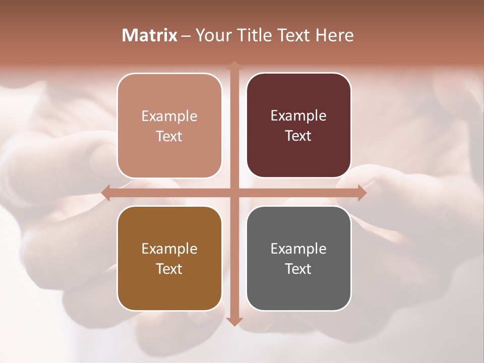 People Begging Closeup PowerPoint Template