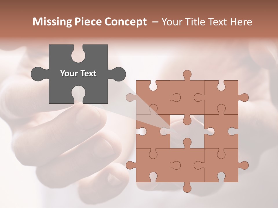 People Begging Closeup PowerPoint Template