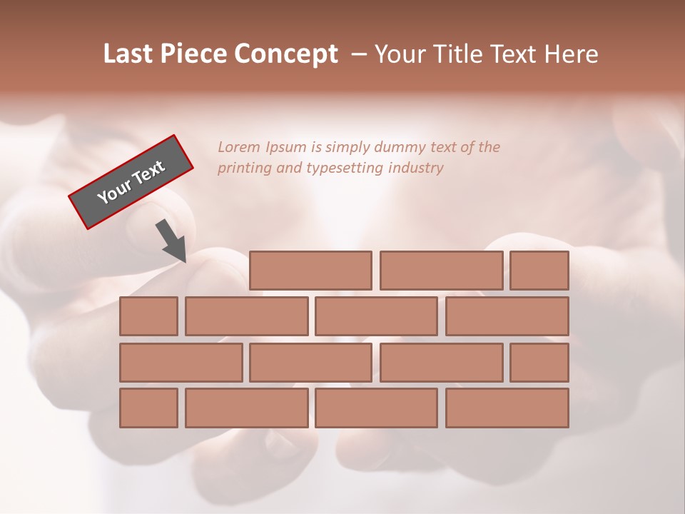 People Begging Closeup PowerPoint Template