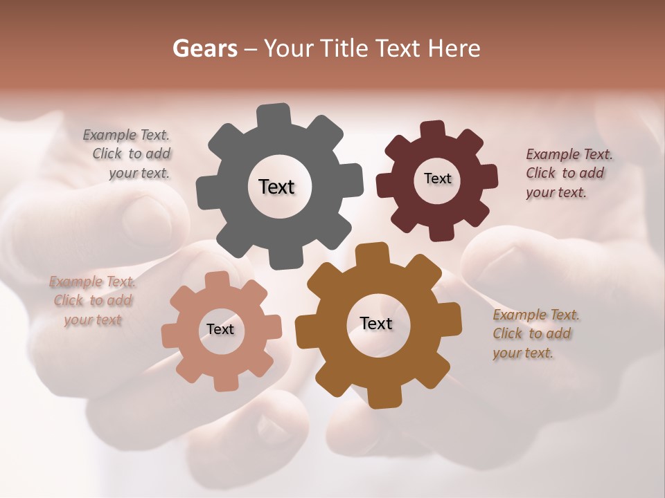 People Begging Closeup PowerPoint Template