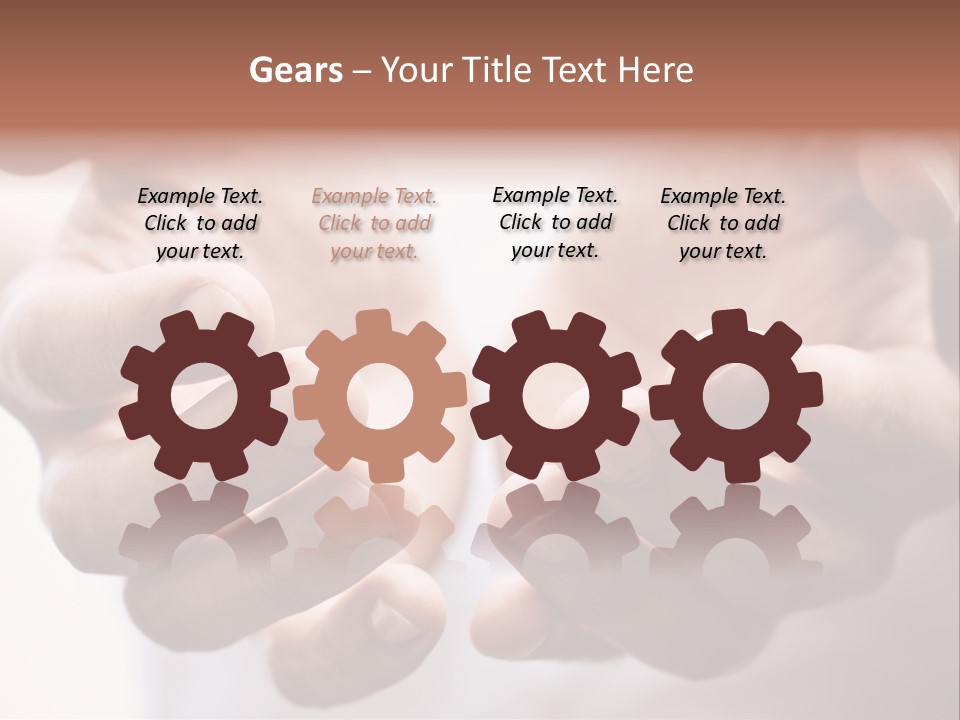 People Begging Closeup PowerPoint Template