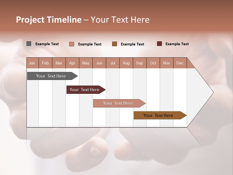 People Begging Closeup PowerPoint Template