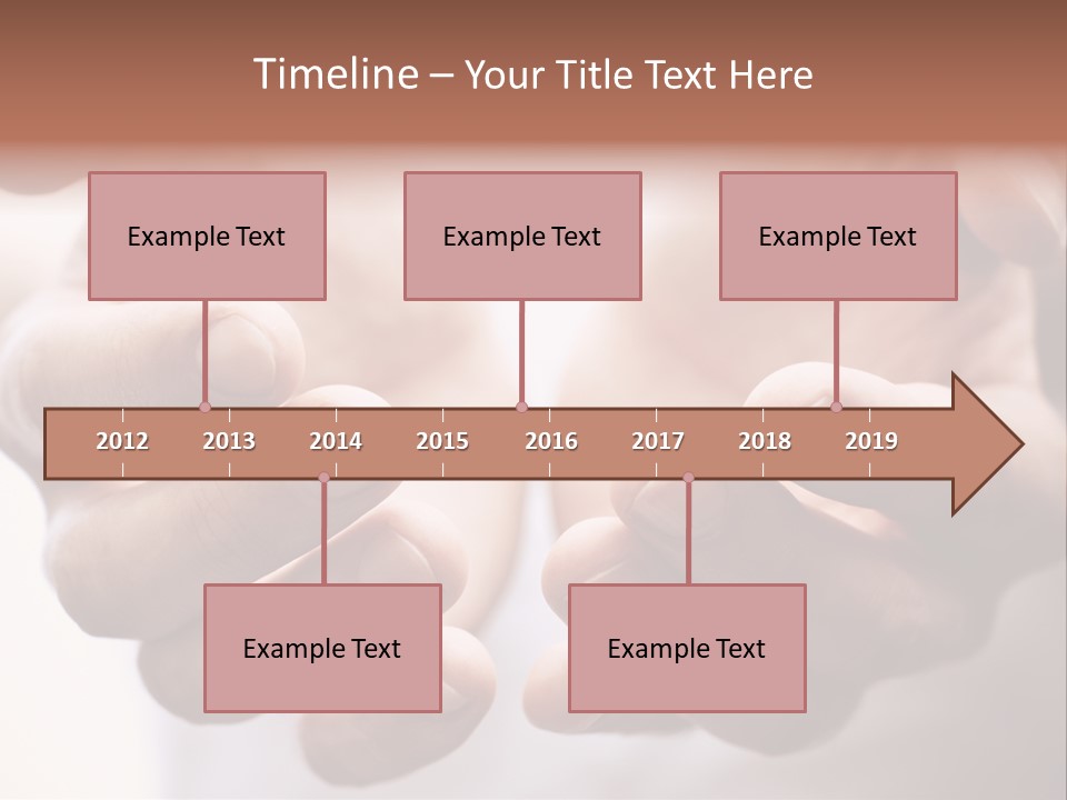 People Begging Closeup PowerPoint Template