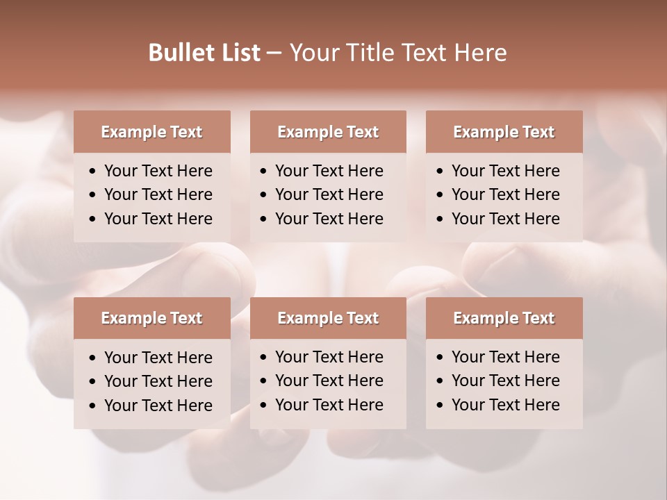 People Begging Closeup PowerPoint Template