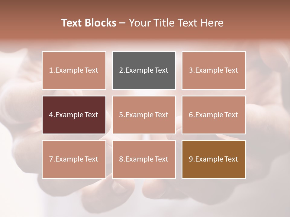 People Begging Closeup PowerPoint Template