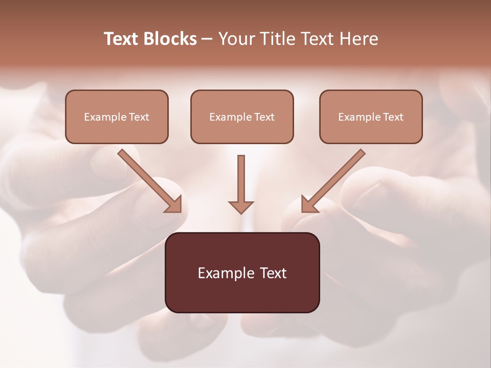 People Begging Closeup PowerPoint Template