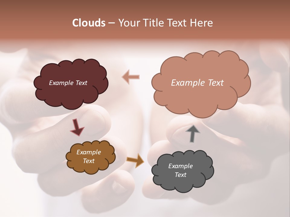 People Begging Closeup PowerPoint Template