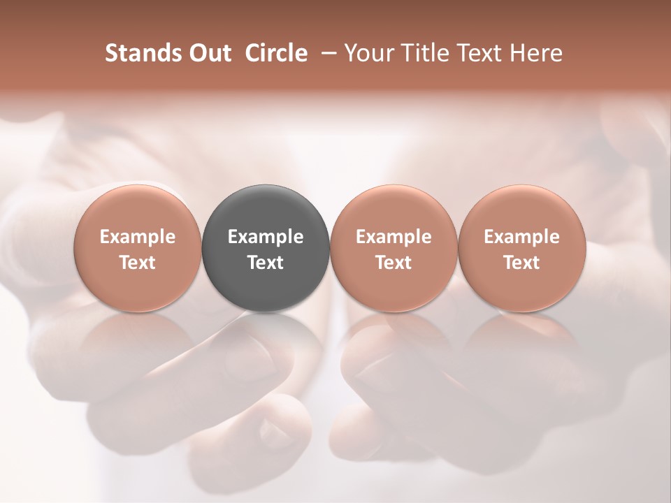 People Begging Closeup PowerPoint Template