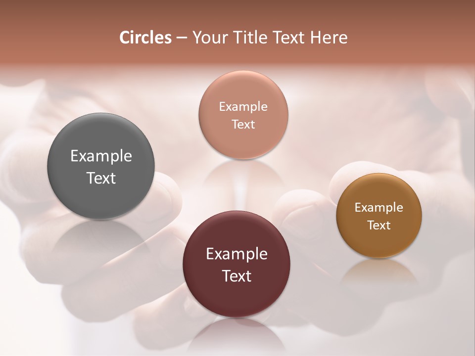 People Begging Closeup PowerPoint Template