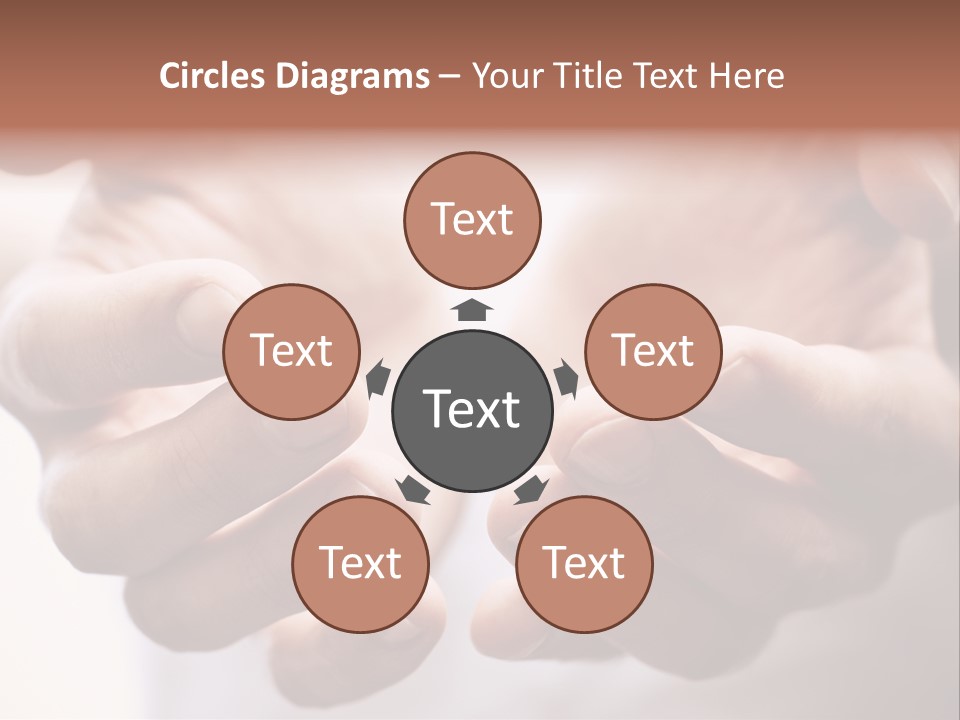 People Begging Closeup PowerPoint Template