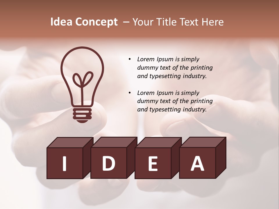 People Begging Closeup PowerPoint Template