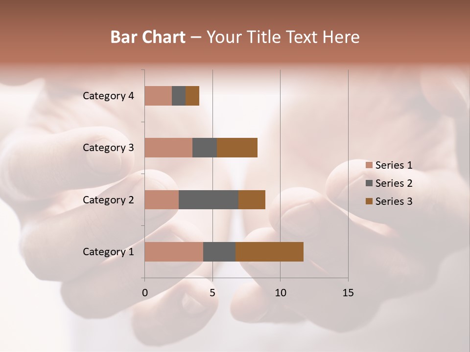 People Begging Closeup PowerPoint Template