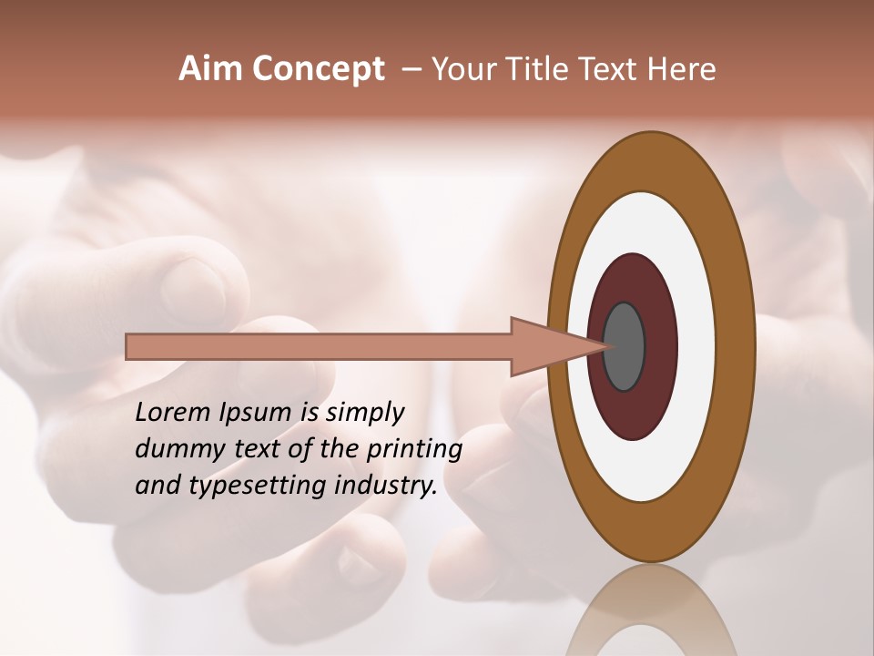 People Begging Closeup PowerPoint Template