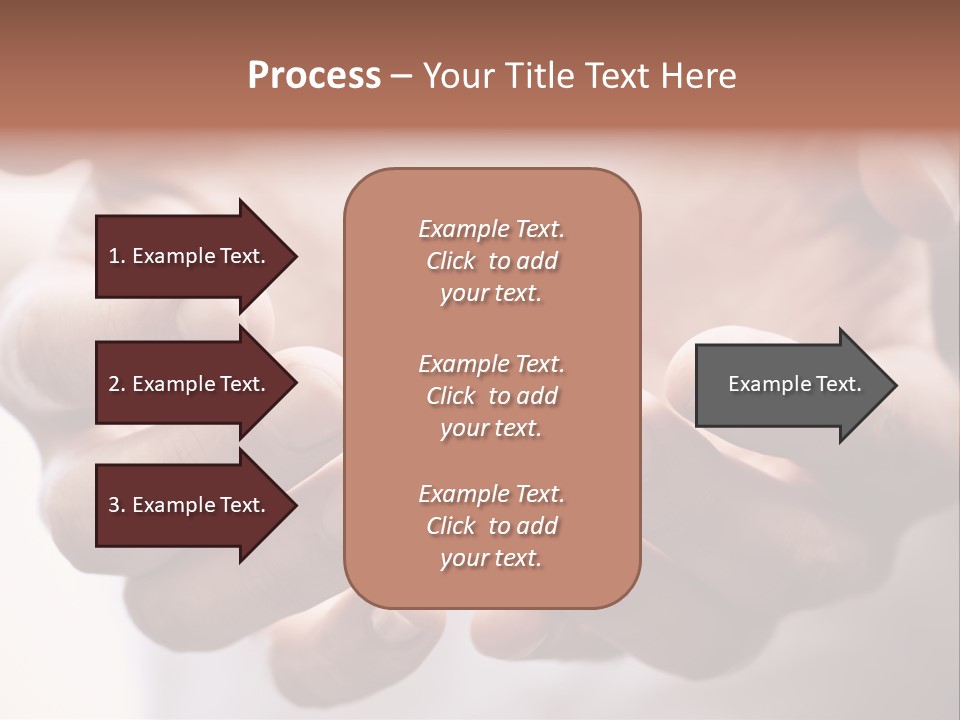 People Begging Closeup PowerPoint Template