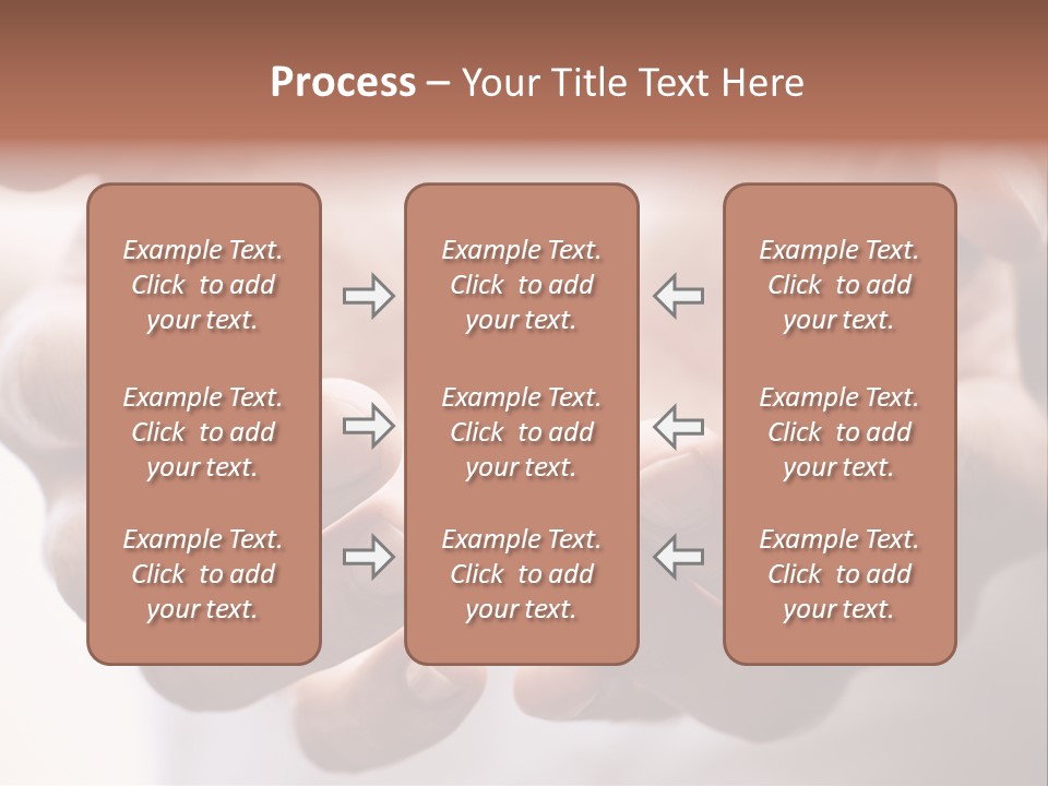 People Begging Closeup PowerPoint Template