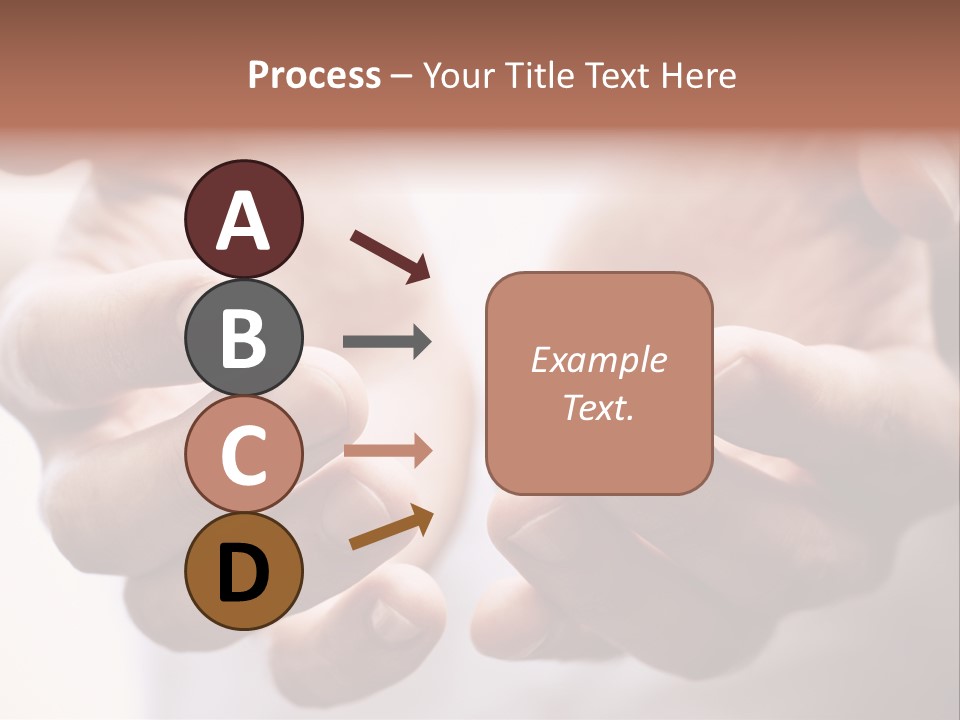 People Begging Closeup PowerPoint Template